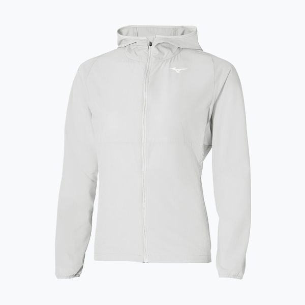 Kurtka do biegania damska Mizuno Alpha Jacket. Szare kurtki damskie Mizuno, l, bez wzorów, z elastanu, bez kaptura. Za 239.99 zł.
