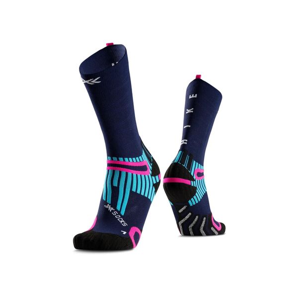 Skarpetki X-Socks Anatomix Crew. Zielone skarpetki damskie X Socks, bez wzorów. Za 214.00 zł.