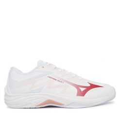 Buty halowe Mizuno. Białe obuwie sportowe casual damskie Mizuno, bez zapięcia. Za 379.99 zł.