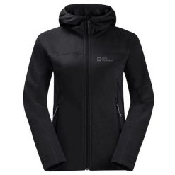 Kurtka Damska Z Kapturem Hirschberg. Czarne kurtki damskie Jack Wolfskin, l, bez wzorów, z materiału, z kapturem. Za 555.99 zł.