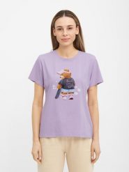 Bench Koszulka "Ragusa" w kolorze lawendowym rozmiar: 42. Różowe bluzki damskie Bench, bez wzorów, bez kołnierzyka, bez ramiączek. Za 60.99 zł.