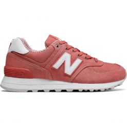 New Balance WL574CHE. Niebieskie obuwie sportowe damskie New Balance, z materiału. W wyprzedaży za 199.99 zł.