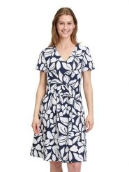 Vera Mont Sukienka w kolorze granatowo-białym rozmiar: 46. Białe sukienki damskie Vera Mont, bez wzorów, bez ramiączek. Za 173.99 zł.