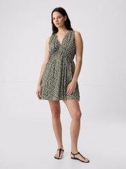 GAP Sukienka w kolorze khaki rozmiar: L. Brązowe sukienki damskie GAP, bez wzorów, bez ramiączek. Za 109.95 zł.