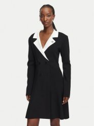 KARL LAGERFELD Sukienka koktajlowa B3W13038 Czarny A-Line Fit. Czarne sukienki damskie KARL LAGERFELD, bez wzorów, z syntetyku, wizytowe, bez ramiączek. Za 1,199.00 zł.