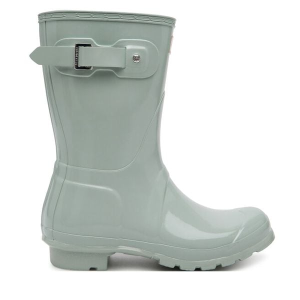 Kalosze Hunter. Niebieskie kalosze damskie Hunter, bez wzorów. Za 279.99 zł.