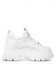 Buffalo Sneakersy Gldr Ct BN1622109 Biały. Białe obuwie sportowe damskie Buffalo, ze skóry, bez zapięcia. Za 429.99 zł.