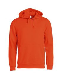 Clique Basic Hoody bluza z kapturem unisex – blood orange. Brązowe bluzy damskie CLIQUE, xl, bez wzorów, z bawełny, z kapturem. Za 166.67 zł.
