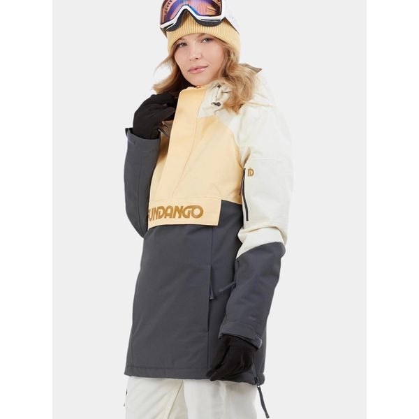 Kurtka Narciarska Damska Fundango Birch Eco Logo. Szare kurtki damskie FUNDANGO, na zimę, s, bez wzorów, bez kaptura. W wyprzedaży za 499.00 zł.