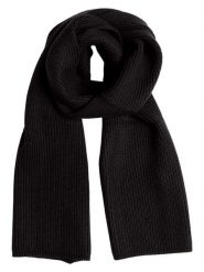 MOSS COPENHAGEN Szal "Rachelle" w kolorze czarnym rozmiar: onesize. Czarne szaliki damskie Moss Copenhagen, bez wzorów, z materiału. Za 82.99 zł.