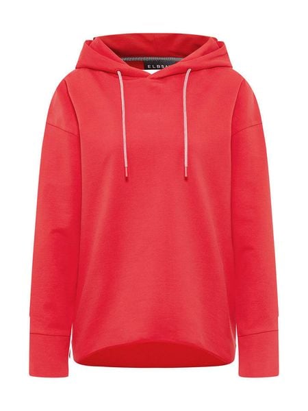 ELBSAND Bluza "Danea" w kolorze czerwonym rozmiar: M. Czerwone bluzy damskie ELBSAND, m, bez wzorów, z kapturem. Za 157.32 zł.