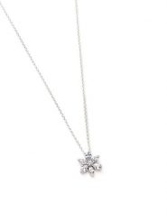 Pandora Srebrny naszyjnik z zawieszką - dł. 45 cm rozmiar: onesize. Szare naszyjniki damskie Pandora, z cyrkonią, srebrne. Za 312.58 zł.