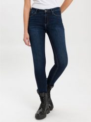 Cross Jeans Dżinsy - Skinny fit - w kolorze granatowym rozmiar: W29/L30. Niebieskie jeansy damskie Cross Jeans, z podwyższonym stanem. Za 139.87 zł.