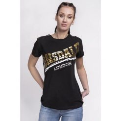 Koszulka damska Lonsdale Lanrick. Czarne koszulki sportowe damskie Lonsdale, bez wzorów, bez ramiączek. Za 184.00 zł.