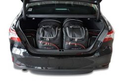Torby Do Bagażnika Toyota Camry Hev 2018-2024 6Szt Kjust. Czarne torby podróżne KJUST, bez wzorów, z kauczuku. Za 1,688.00 zł.