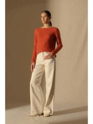 Perfect Cashmere Kaszmirowy sweter "Megan" w kolorze pomarańczowym rozmiar: M. Pomarańczowe swetry klasyczne damskie Perfect Cashmere, m, z kaszmiru, bez kołnierzyka. Za 402.45 zł.