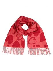 Pieces Szal w kolorze czerwonym rozmiar: onesize. Czerwone szaliki damskie Pieces, bez wzorów, z materiału. Za 69.99 zł.