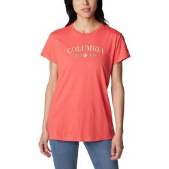 Koszulka damska Columbia Trek Graphic Tee z krótkim rękawem Koszulka damska Colu. Zielone koszulki damskie Columbia, s, bez wzorów, z bawełny, bez kołnierzyka, bez ramiączek. Za 158.00 zł.