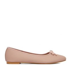 Baleriny JENNY. Czerwone balerinki damskie Jenny, bez wzorów. Za 59.99 zł.