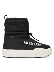 Moon Boot Śniegowce Jr Park Tube Mid Wp 80D3440090 D Czarny. Czarne kozaki dziewczęce Moon Boot, bez wzorów, ze skóry, bez obcasa, bez zapięcia. Za 759.99 zł.