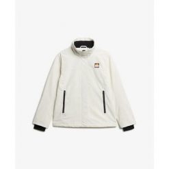 Kurtka damska Superdry Shell. Białe kurtki damskie Superdry, bez wzorów, bez kaptura. Za 416.20 zł.
