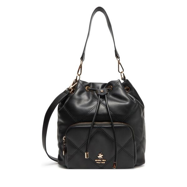 Torebka Beverly Hills Polo Club. Czarne torebki klasyczne damskie Beverly Hills Polo Club, bez dodatków. Za 259.99 zł.