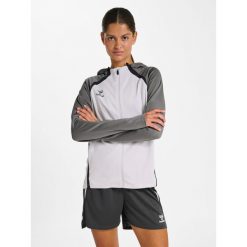 Damska kurtka z kapturem Hummel Lead 2.0. Białe kurtki damskie Hummel, bez wzorów, z kapturem. Za 337.50 zł.