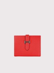 Lucky Bees Portfel "Helsinki" w kolorze jasnoczerwonym - 12 x 10 x 1,5 cm rozmiar: onesize. Czerwone portfele damskie Lucky Bees, bez wzorów, z materiału. Za 73.99 zł.