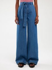 Jeansy damskie wide z paskiem niebieskie Julii 312. Niebieskie jeansy damskie Big Star, z podwyższonym stanem. Za 299.99 zł.