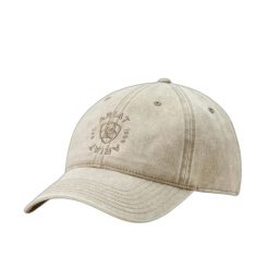 Czapka Ariat Country. Brązowe czapki z daszkiem damskie Ariat, bez wzorów. Za 187.50 zł.