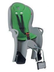 Hamax Fotelik rowerowy "Kiss" w kolorze zielono-szarym - 9 m+ rozmiar: onesize. Szare foteliki rowerowe HAMAX. Za 187.99 zł.