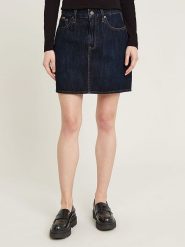 G-Star Spódnica dżinsowa "Victoria" w kolorze granatowym rozmiar: W24. Niebieskie spódnice damskie G-Star, na co dzień, z aplikacjami, z bawełny, klasyczne, mini. Za 143.99 zł.