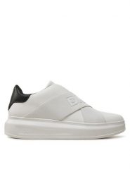 DKNY Sneakersy Jaye K4467549 Biały. Białe obuwie sportowe damskie DKNY, ze skóry, bez zapięcia. W wyprzedaży za 379.99 zł.