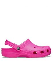 Crocs Klapki Classic 10001 Różowy. Czerwone klapki damskie Crocs, bez wzorów, z tworzywa sztucznego, bez obcasa, bez zapięcia. Za 159.99 zł.