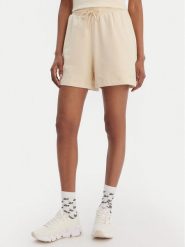 Reebok Szorty sportowe Jacqueline RK25500CCW Beżowy Regular Fit. Brązowe spodenki sportowe damskie Reebok, xl, bez wzorów, z bawełny. Za 99.99 zł.