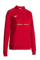 Bluza do biegania damska Joma Record III Full Zip. Czerwone bluzy damskie Joma, s, bez wzorów, z materiału, bez kaptura. Za 292.00 zł.