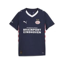 Młodzieżowa koszulka wyjazdowa PSV Eindhoven 25/26 PUMA. Biała koszulki damskie Puma, m, bez wzorów, bez kołnierzyka, bez ramiączek. Za 339.00 zł.
