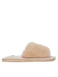 DeeZee Kapcie MU-SL-DZ01 Beżowy. Brązowe kapcie damskie DeeZee, z materiału. Za 49.99 zł.