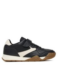 Geox Sneakersy J Rann-E J56NEC 054FU C9B1M D Czarny. Czarne buty sportowe chłopięce Geox, ze skóry, bez zapięcia. Za 209.99 zł.