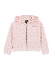 Guess Bluza K5BQ08 KAD74 Różowy Relaxed Fit. Czerwone bluzy dziewczęce Guess, z aplikacjami, z bawełny, bez ramiączek, bez kaptura. Za 179.99 zł.