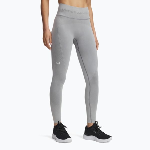 Legginsy Under Armour Motion Piped. Szare legginsy damskie Under Armour, bez wzorów. Za 269.99 zł.