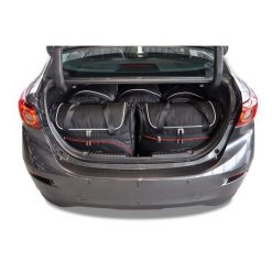 Torby Do Bagażnika Mazda 3 Limousine 2013-2018 5Szt Kjust. Czarne torby podróżne KJUST, bez wzorów. Za 1,520.00 zł.