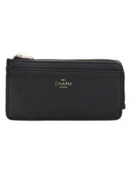 Charm Portfel "Birmingham" w kolorze czarnym - 17,5 x 9 x 1 cm rozmiar: onesize. Czarne portfele damskie Charm, bez wzorów, z materiału. Za 56.99 zł.
