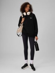 4F Legginsy dzianinowe damskie - czarne XL. Czarne legginsy damskie 4F, xl, bez wzorów, z dzianiny. Za 129.99 zł.