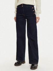 Silvian Heach Jeansy Moldner GPA24304JE Granatowy Wide Leg. Niebieskie jeansy damskie Silvian Heach. Za 339.99 zł.