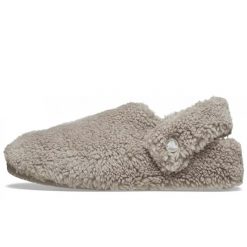 Kapcie Crocs Classic Cozzzy Slipper Dorośli. Brązowe kapcie damskie Crocs, z futra. Za 292.99 zł.
