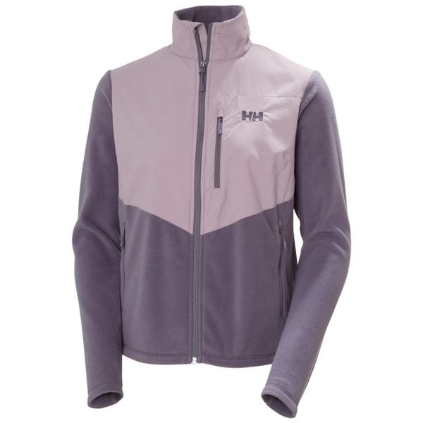 Kurtka turystyczna damska Helly Hansen Daybreaker Block. Fioletowe kurtki damskie Helly Hansen, bez wzorów, bez kaptura. Za 390.00 zł.
