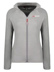 Maison Montaigne Kurtka polarowa "Tumai" w kolorze szarym rozmiar: M. Szare kurtki damskie Maison Montaigne, m, bez wzorów, z polaru, bez kaptura. Za 43.99 zł.