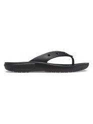 Crocs Japonki "Classic" w kolorze czarnym rozmiar: 41/42. Czarne klapki damskie Crocs, bez wzorów, z tworzywa sztucznego, z otwartym noskiem, bez obcasa, bez zapięcia. Za 118.28 zł.