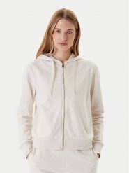 Guess Bluza O5RQ01 KCO31 Beżowy Regular Fit. Brązowe bluzy damskie Guess, l, z aplikacjami, z bawełny, bez kaptura. Za 269.99 zł.